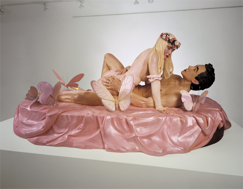 eff Koons, “Ilona on Top (Rosa Background),