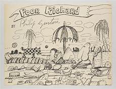 Philip Guston, “Untitled (Poor Richard)